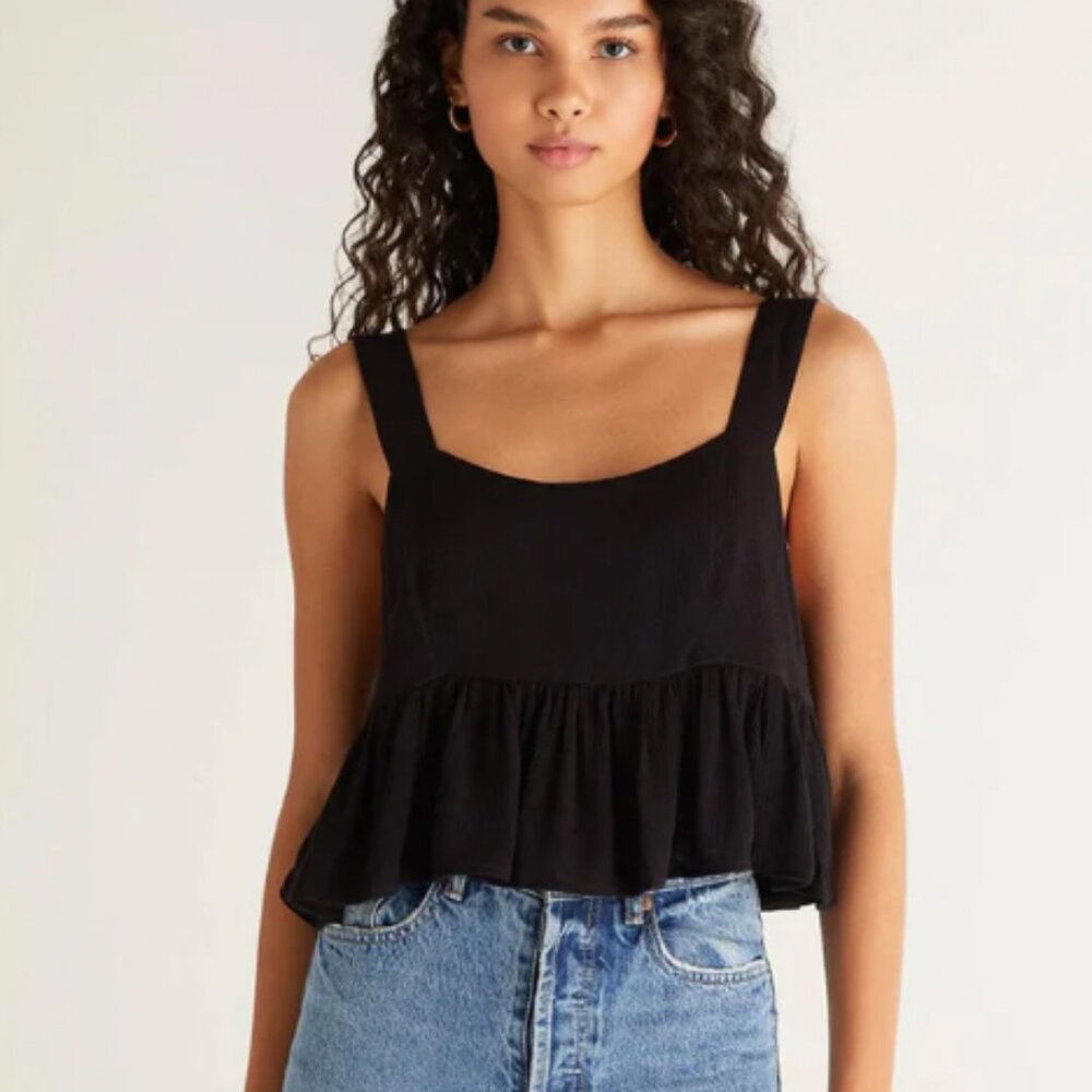 NWT Z Supply Rio Tank Top | Size L | Black
